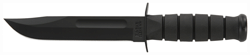 Ka-Bar Fighting/Utility Knife (Options: 7" W/PLASTIC SHEATH BLACK)