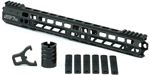 Manticore Transformer Rail (Options: 15" GEN II BLACK FOR AR-15)