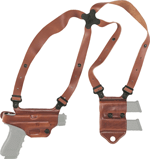 Galco Miami Ii Shoulder System (Options: RH LEATHER SIG P320F 9/40 TAN)
