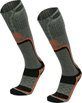 Mobile Warming Men'S Premium (Options: 2.0 MERINO HTD SOCKS GRAY LRG)