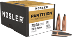 Nosler Bullets 270 Cal .277 (Options: 130GR PARTITION 50CT)