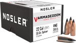 Nosler Bullets 22 Cal .224 (Options: 55GR VARMAGEDDON TIPPED 250CT)