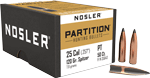 Nosler Bullets 25 Cal .257 (Options: 120GR PARTITION 50CT)