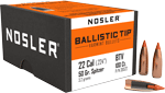 Nosler Bullets 22 Cal .224 (Options: 50GR BALLISTIC TIP 100CT)