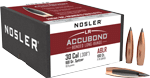 Nosler Bullets 30 Cal .308 (Options: 168GR ACCUBOND LR 100CT)