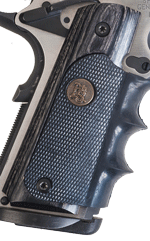 Pachmayr Laminated Wood Grips (Options: 1911 CHARCOAL SILVERTONE)