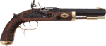 Traditions Trapper Pistol 50 (Options: CAL FLINTLOCK BLUED/HARDWOOD)