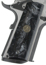 Pachmayr Grips 1911 Full Size (Options: BLACK PEARL SMOOTH)