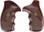 Pachmayr Laminated Wood Grips (Options: S&W K&L-FRAME RND BUTT ROSEWD)