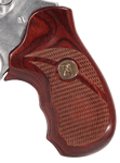Pachmayr Laminated Wood Grips (Options: RUGER SP101 ROSEWOOD CHECKERED)