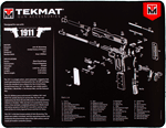 Tekmat Armorers Bench Mat (Options: ULTRA 15"X20" 1911 BLACK)