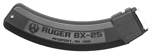 Ruger Magazine 10/22 22Lr (Options: 25RD BLACK POLYMER)