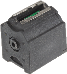 Ruger Magazine 10/22 Left Hand (Options: 22LR 10RD BLACK PLASTIC)