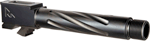 Rival Arms Barrel Threaded 9Mm (Options: BLACK PVD FOR GLOCK 17 GEN 3/4)