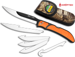 Outdoor Edge Razor Bone 6-Bld (Options: COMBO SET ORANGE BLISTER PACK)
