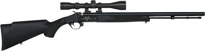 Traditions Buckstalker Xt 50 (Options: CAL 3-9X40 BLUED/BLK REDI-PACK)
