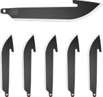 Outdoor Edge 2.5" Drop Point (Options: BLADE PACK BLACK BLADE 6-PACK)