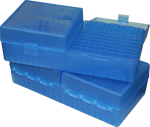Mtm Ammo Box Small Rifle (Options: 200-ROUNDS FLIP TOP STYLE BLUE)