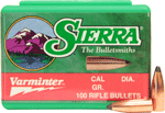 Sierra Bullets .22 Cal .224 (Options: 55GR SP 100CT)
