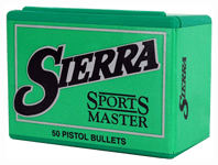 Sierra Bullets 9Mm .355 (Options: 125GR FMJ 100CT)