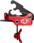 Elftmann Trigger Se Ar Pltfrms (Options: CURVED 2.75-4LBS RED)