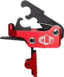 Elftmann Trigger Se Ar Pltfrms (Options: STRAIGHT 2.75-4LBS RED)