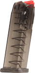 Ets Magazine For Glock 9Mm (Options: 15RD CARBON SMOKE FITS 19/26)