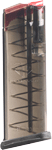 Ets Magazine For Glock 9Mm (Options: 10RD CARBON SMOKE FIT 19/26)