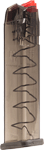 Ets Magazine For Glock 9Mm (Options: 22RD CARBON SMOKE FIT 17/19/26)