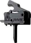 Rise Trigger Rave 140 Flat Sst (Options: 3.5LB AR-15 W/ANTI WALK PINS)