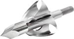 Flying Arrow Broadhead Toxic (Options: 100GR 7/8" CUT 3/PK SILVER)