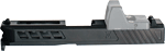 True Precision For Glock 19 (Options: SLIDE W/RMS CUT&PLATE BLK DLC)