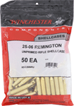 Winchester Unprimed Cases (Options: 25-06 REM 50PK 20BX/CS)