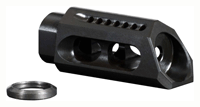 Yhm Slant Muzzle Brake/Comp (Options: 5.56MM FOR 1/2X28 THREADS)