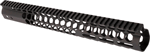 Guntec Air Lite Handguard (Options: 15" HONEYCOMB M-LOK BLACK)