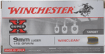 Winchester Winclean 9Mm Luger (Options: 115GR JSP 50RD 10BX/CS)