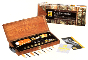 Hoppes Deluxe Gun Cleaning Kit (Options: W/WOOD STORAGE CASE)