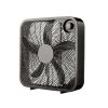 20" 3-Speed Portable Box Fan, New,High-power heat dissipation