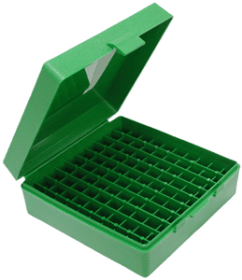 Mtm Ammo Box 44Rm/41Rm/45Lc (Options: 100-ROUNDS GREEN)