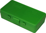 Mtm Ammo Box 45Acp/40Sw/10Mm (Options: 50-ROUNDS FLIP TOP STYLE GREEN)