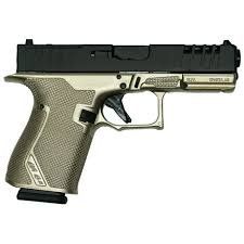 Glfa 19 Striker 9Mm 4" 15 Shot (Options: BLACK SLIDE PLATINUM FRAME)