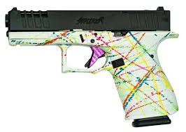 Glfa 19 Striker 9Mm 4" 15 Shot (Options: BLK SLIDE SPLATTER WHITE FRAME)
